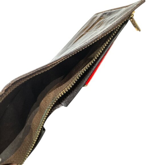 Mid Century Manhattan Genuine Alligator Billfold Wallet Dark & Light Brown NWT - Picture 11 of 13